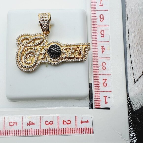 "14K Gold Plated Cubic Zircon Pendant, INUS1BR232 - Picture 9 of 9